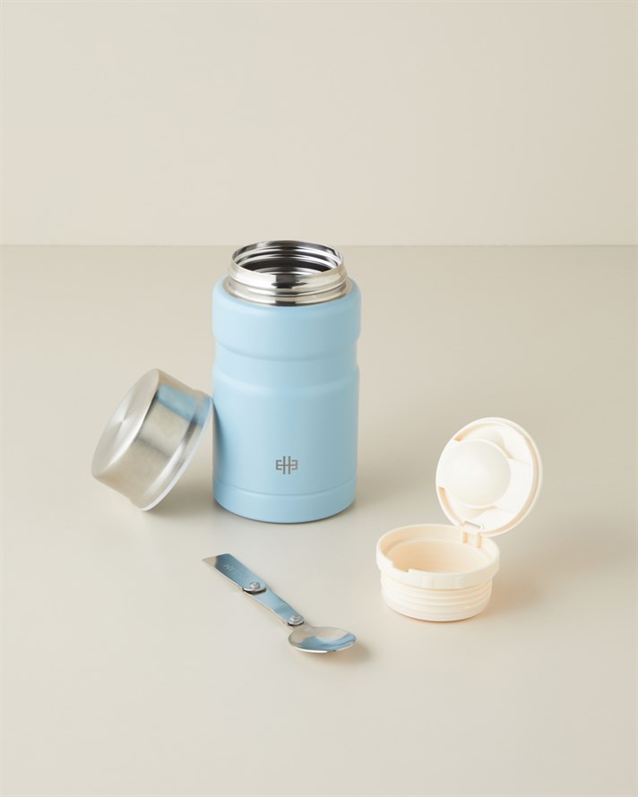 Good Mood Dora Çelik Kaşıklı Saklama Termosu 750 ml Mavi