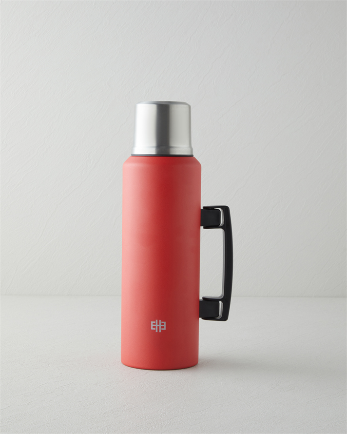 Good Mood HeatLock Çelik Bardaklı Termos Kırmızı