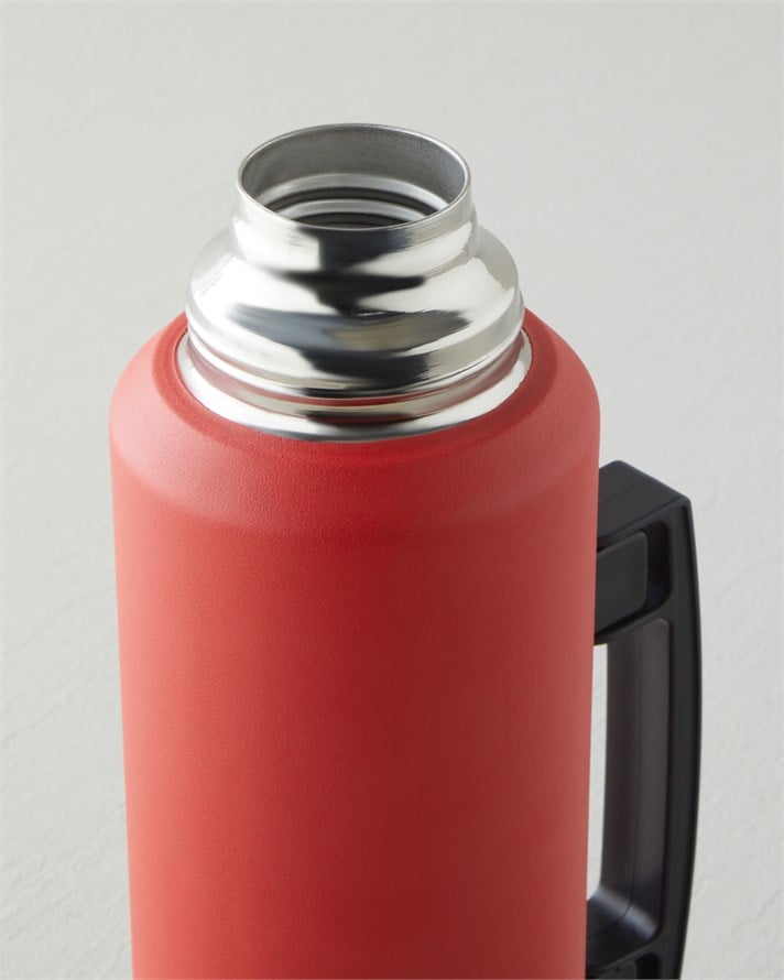 Good Mood HeatLock Çelik Bardaklı Termos 1 Litre Kırmızı