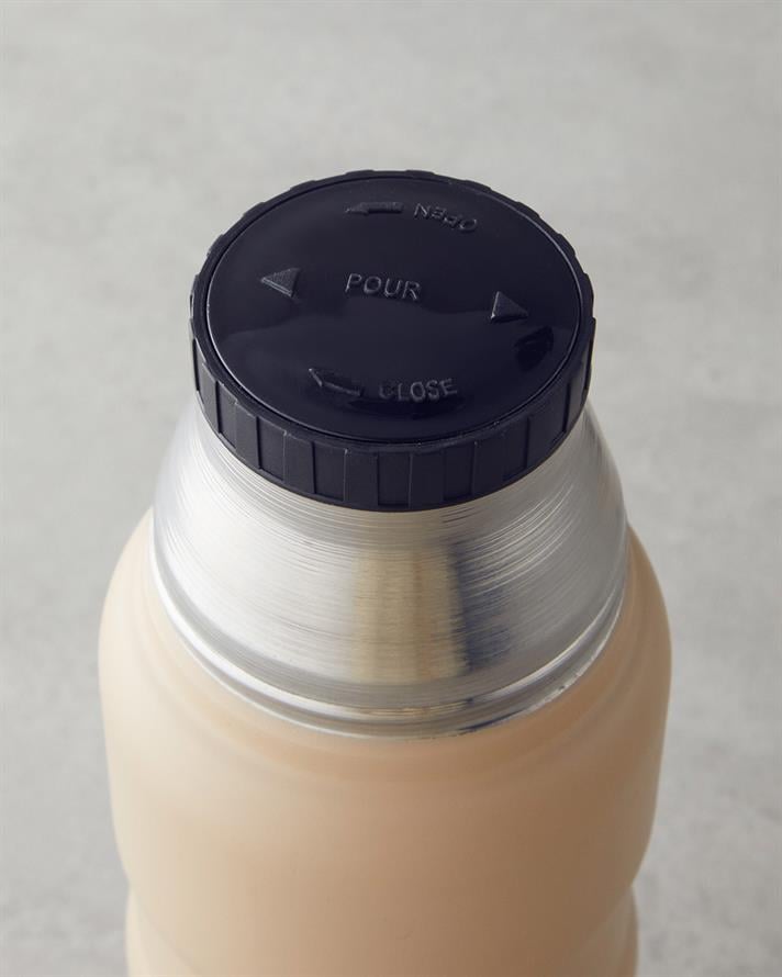 Good Mood HeatLock Çelik Bardaklı Termos 500 ml Sütlü Kahve