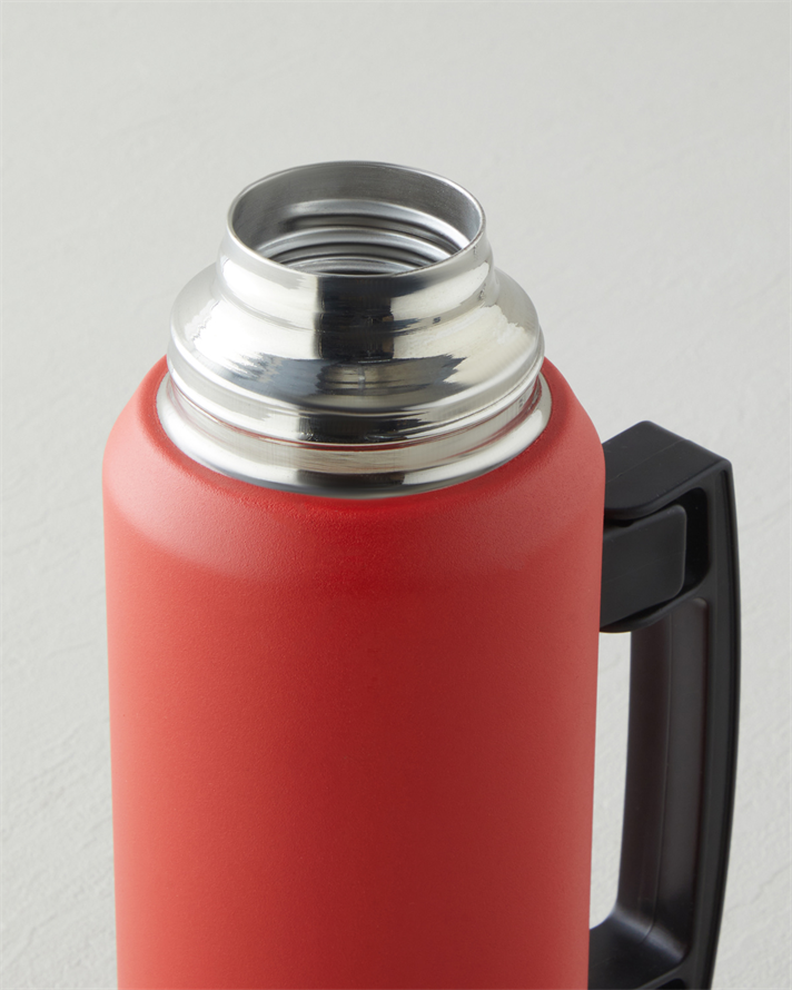 Good Mood HeatLock Çelik Bardaklı Termos 1,5 Litre Kırmızı