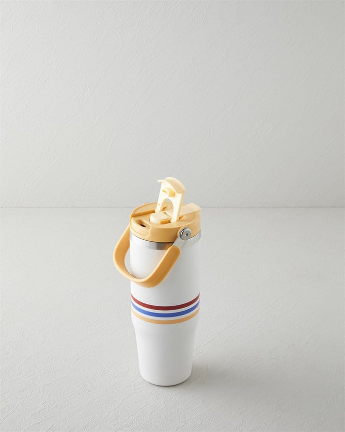 Good Mood Taffy Çelik Termos 960 ml Beyaz