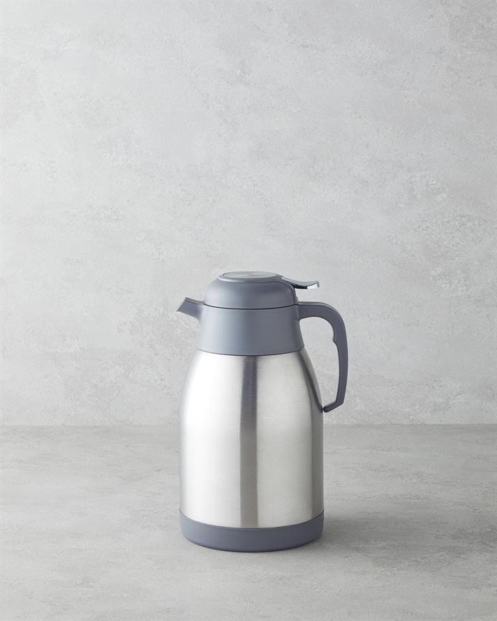 Good Mood Temp Çelik Termos 2 Litre Gri