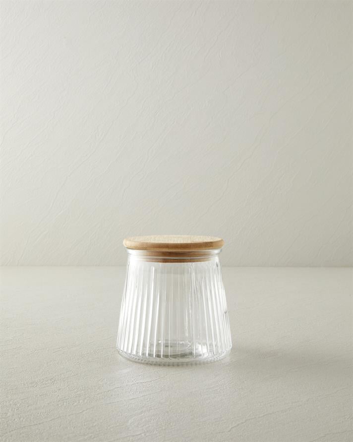 Gozo Cam Kavanoz 680 ml Şeffaf