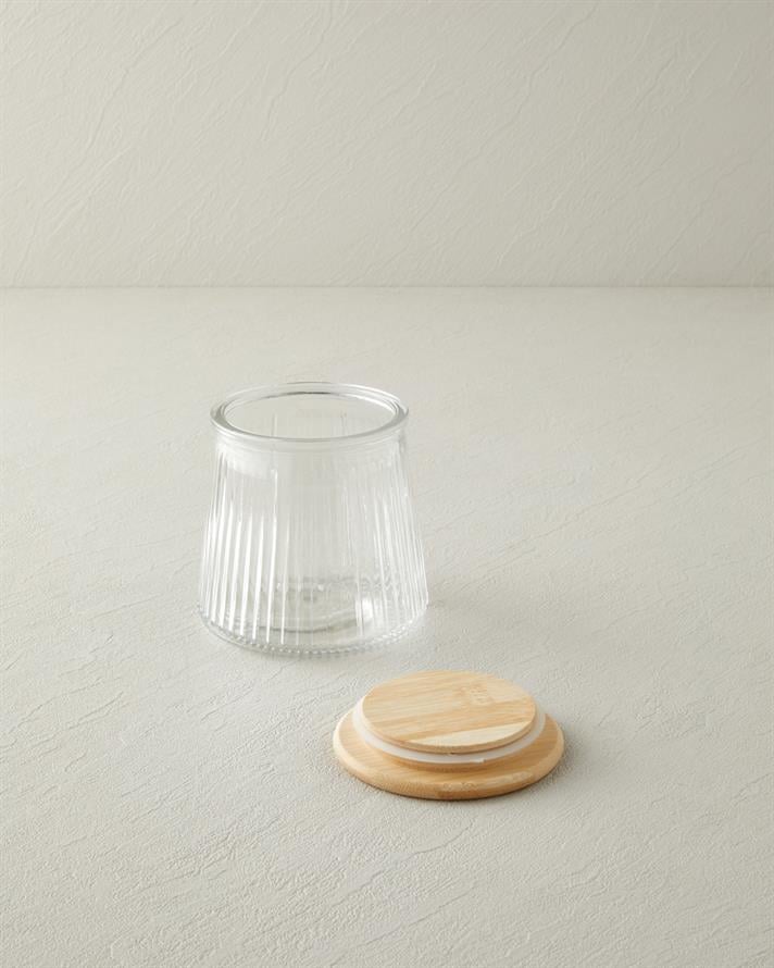 Gozo Cam Kavanoz 680 ml Şeffaf