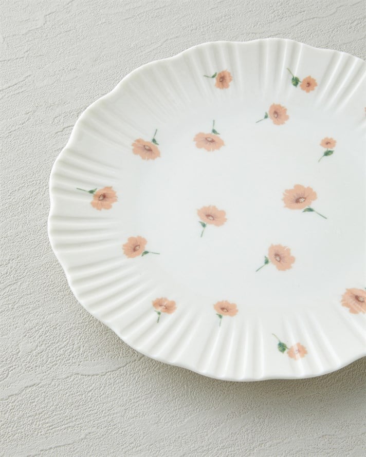 Grace Porselen 4lü Pasta Seti 21 cm Pembe