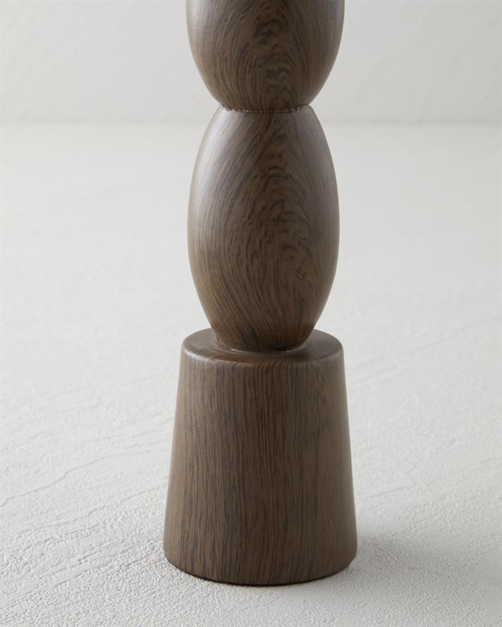 Grace Şamdan Koyu Kahverengi