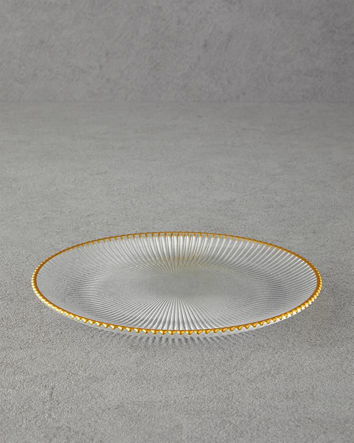 Graceful Shapes Cam Pasta Tabağı Gold