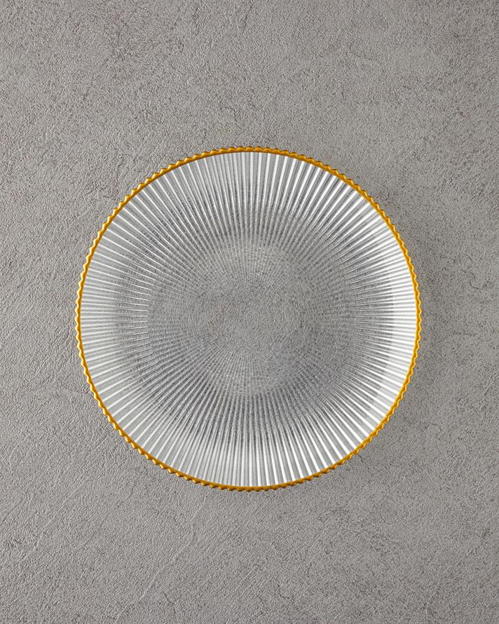 Graceful Shapes Cam Pasta Tabağı Gold