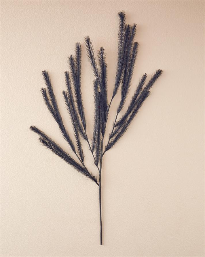 Grassy Tek Dal Yapay Çiçek Siyah