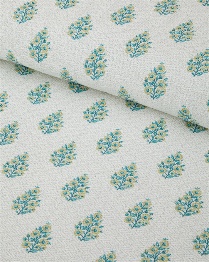 Green Harmony Baskılı Pamuklu Çift Kişilik Pike 200x220 cm Yeşil