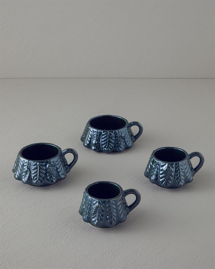 Green Pine Dolomite 4lü Kupa 153 ml-193 ml-267 ml-267 ml Yeşil