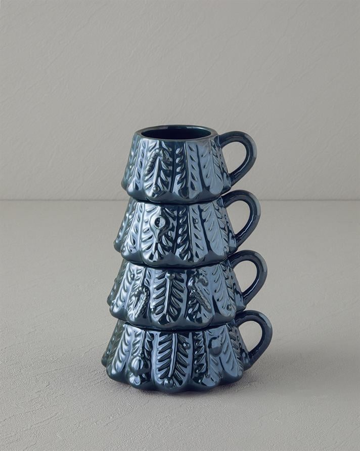 Green Pine Dolomite 4lü Kupa 153 ml-193 ml-267 ml-267 ml Yeşil