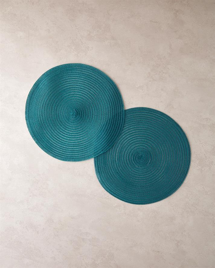 Green Year PP 2li Amerikan Servis 38 cm Yeşil