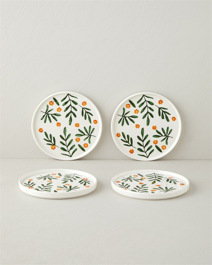 Greeny Seramik 4lü Pasta Seti 20 cm Renkli