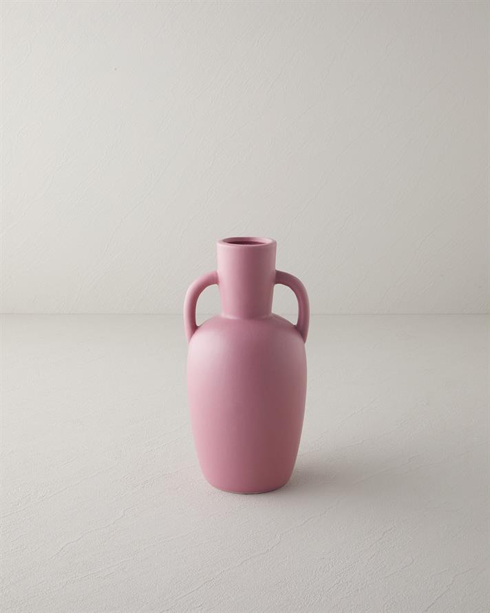 Grena Vazo 11x11x18 cm Pembe