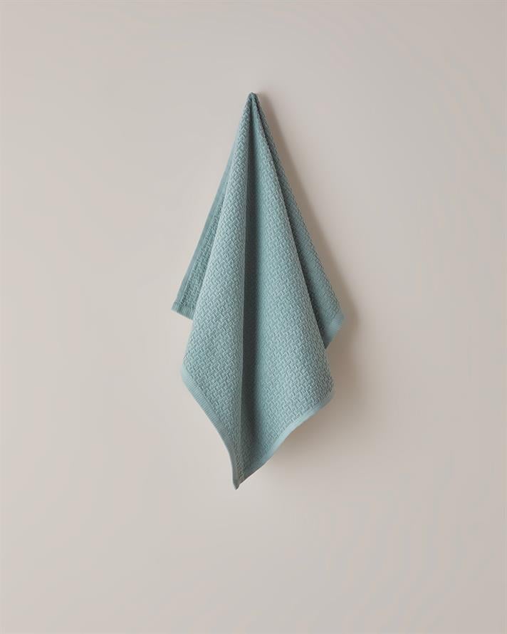 Grid Pamuk Yüz Havlusu 50x70 cm Koyu Yeşil