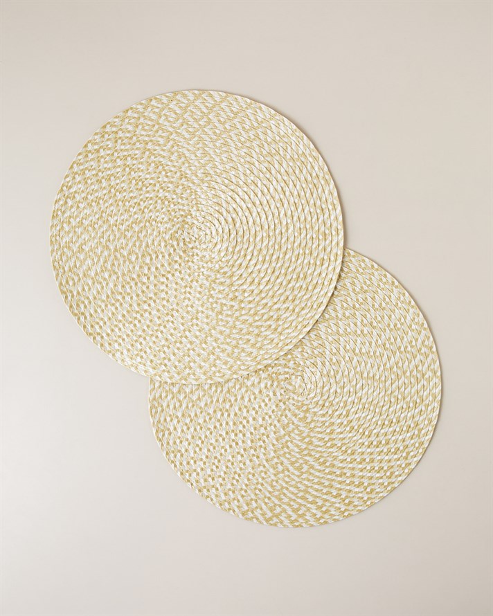 Gridle PP – Polyester 2li Amerikan Servis 38 cm Natural