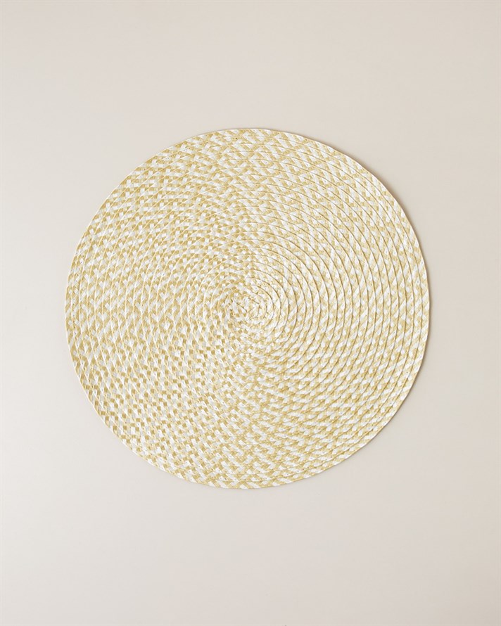 Gridle PP – Polyester 2li Amerikan Servis 38 cm Natural