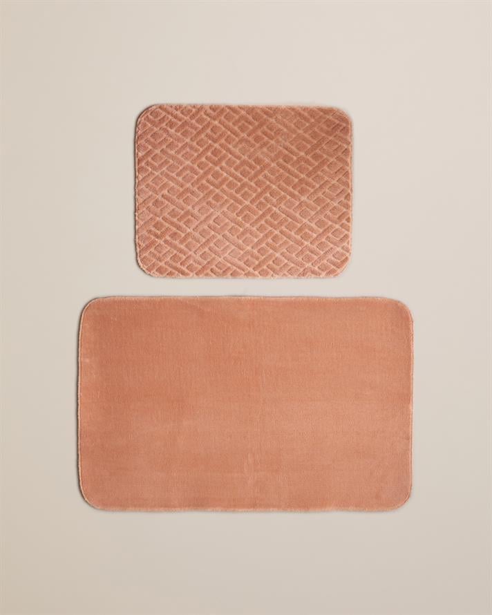 Gridline Banyo Paspası Seti Somon