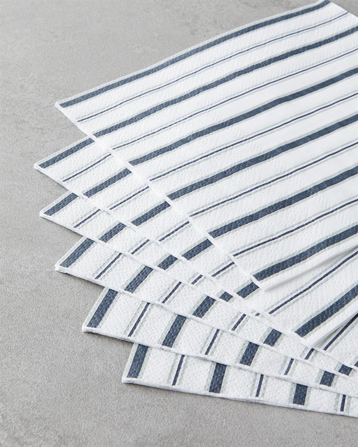 Grify Kağıt 20li Kağıt Peçete 33x33 cm Siyah - Beyaz