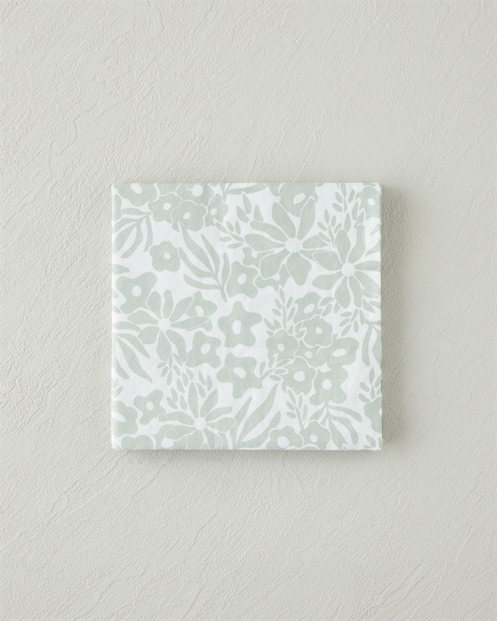 Grinelle Kağıt 20li Kağıt Peçete 33x33 cm Yeşil-Beyaz
