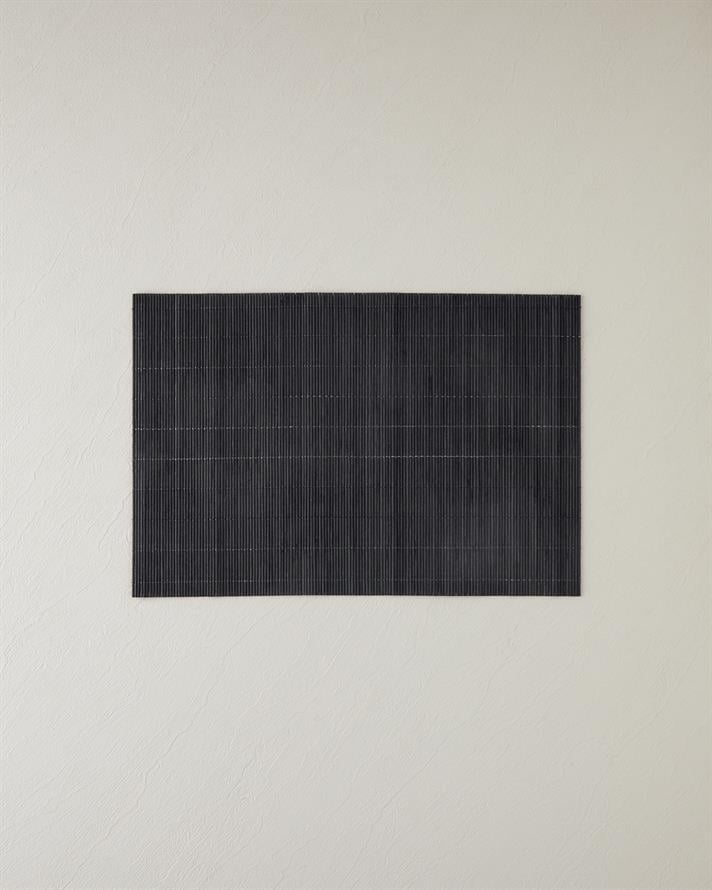 Grove Bambu 4lü Amerikan Servis 30x45 cm Siyah