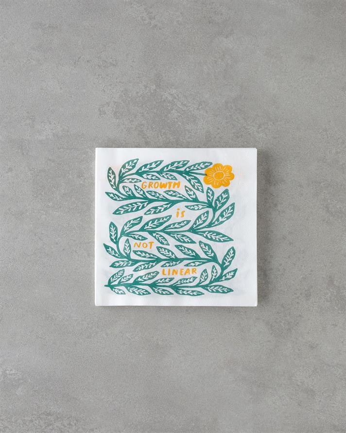 Growleaf 20li Kağıt Peçete 33x33 cm Yeşil