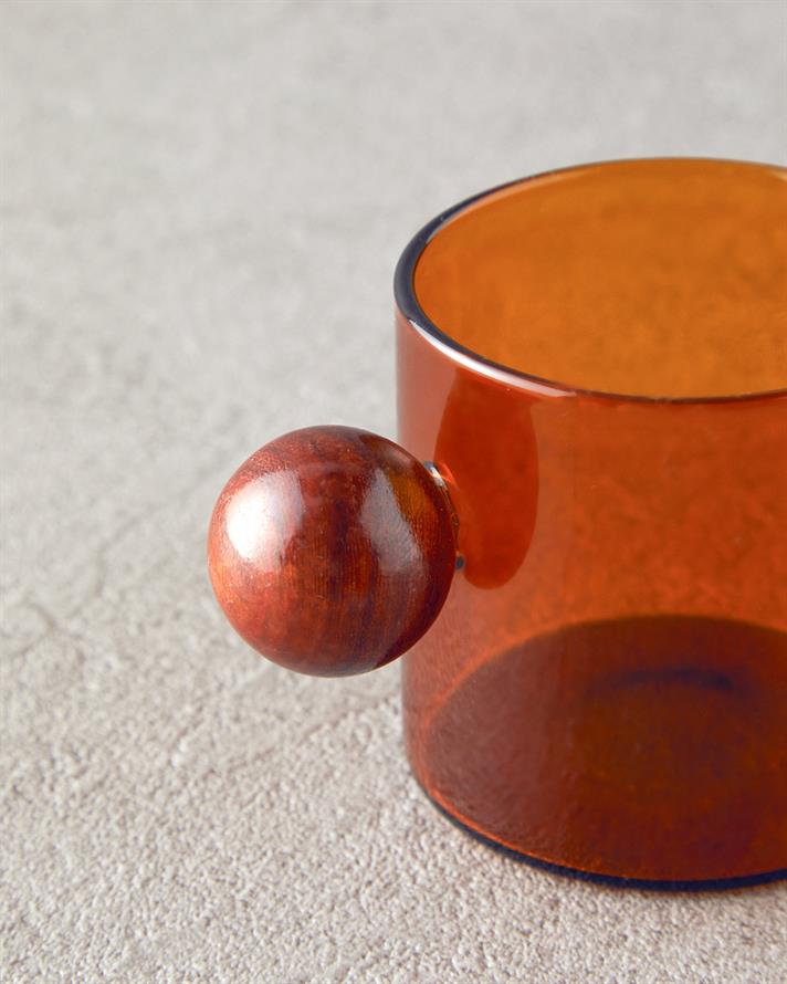 Gusto Borosilikat Cam Kupa Hardal