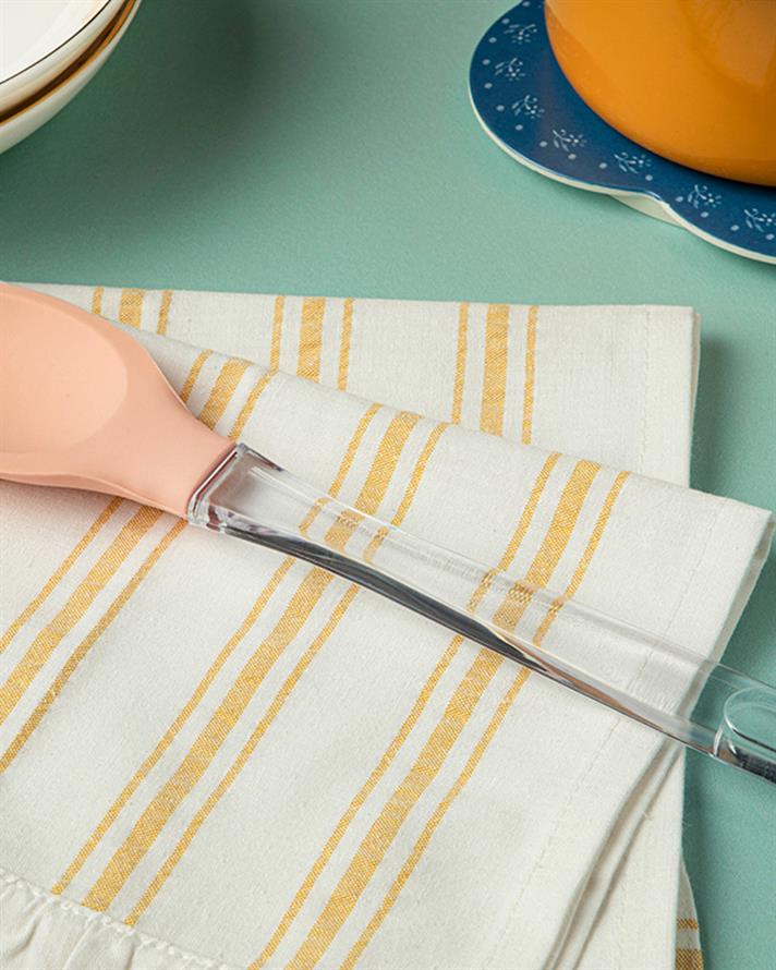 Haky Silikon Servis Kaşığı 29 cm Somon