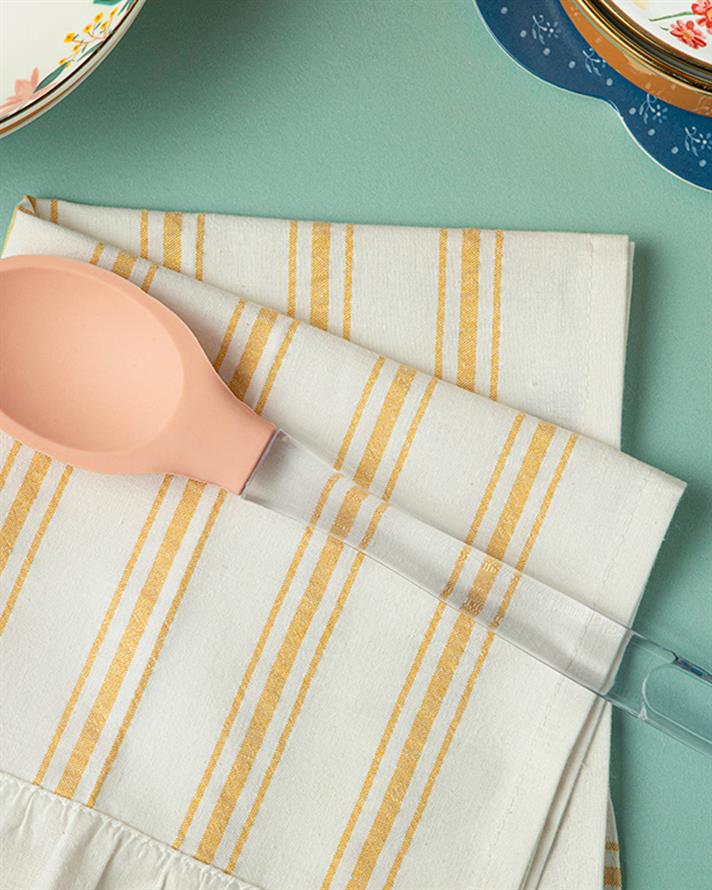 Haky Silikon Servis Kaşığı 29 cm Somon