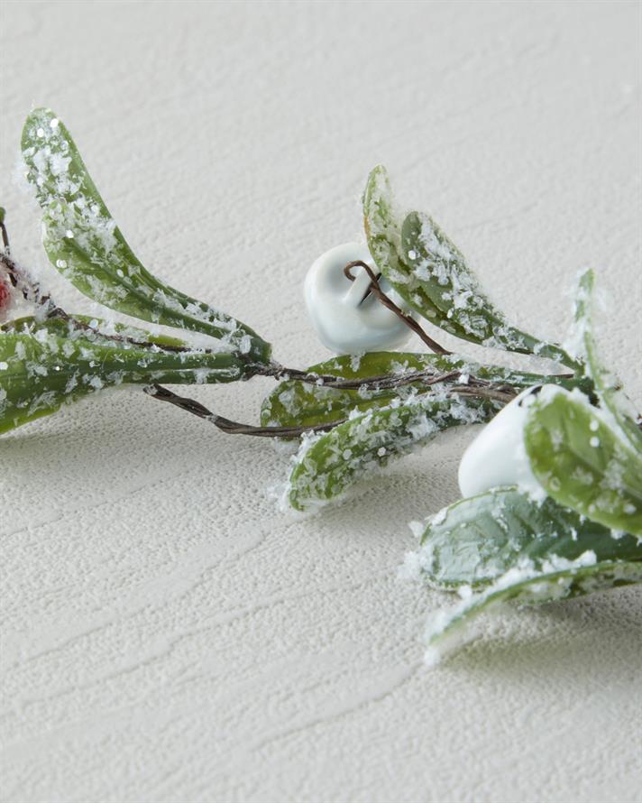 Halona Tek Dal Yapay Çiçek 25 cm Kırmızı - Yeşil