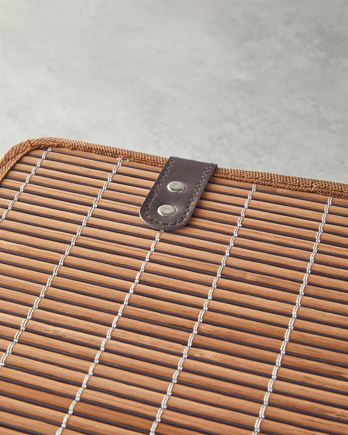 Hardwood Bambu Saklama Kutusu Kahve