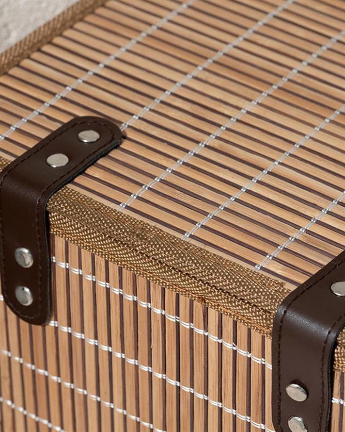 Hardwood Bambu Saklama Kutusu Kahve