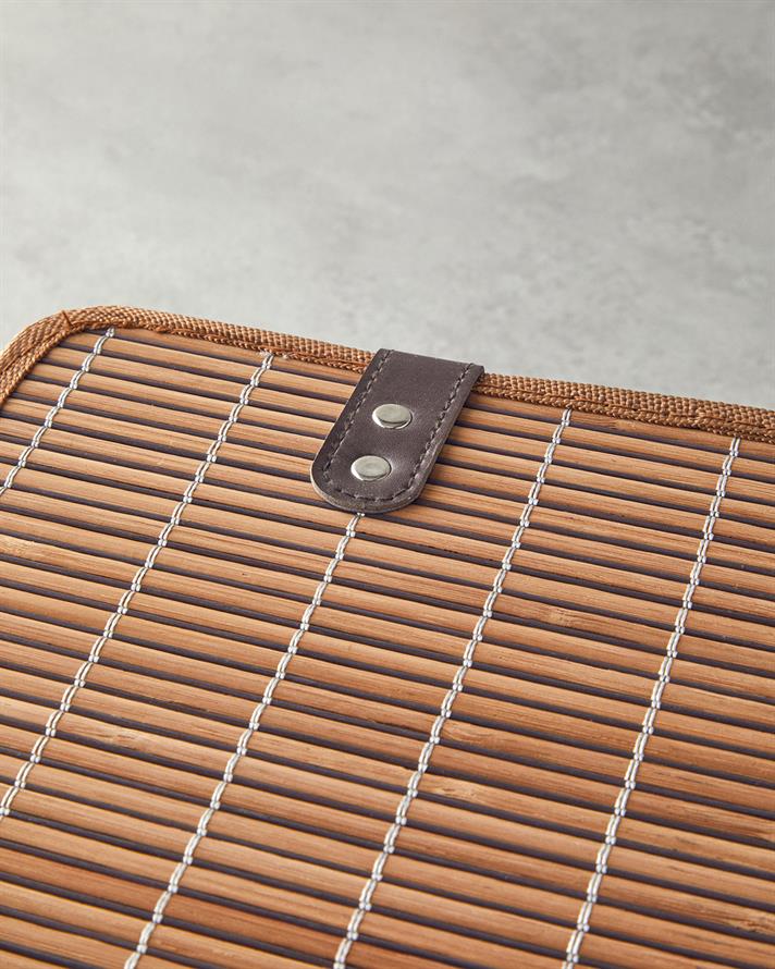 Hardwood Bambu Saklama Kutusu Kahve