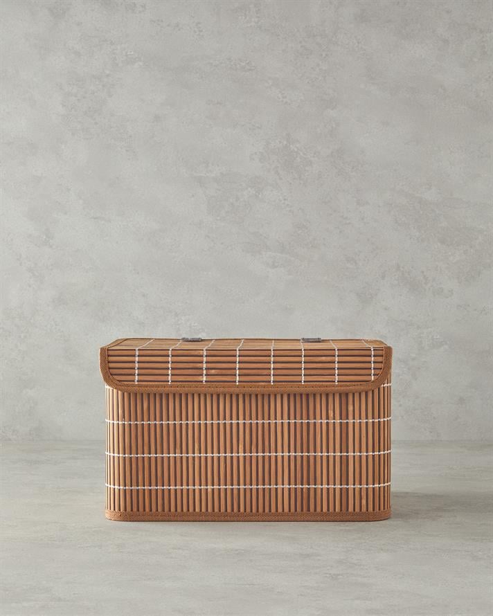 Hardwood Bambu Saklama Kutusu Kahve