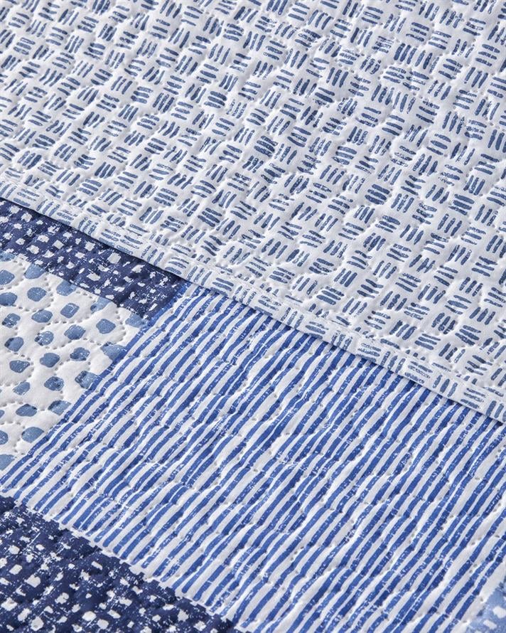 Harlem Çift Kişilik Çok Amaçlı Örtü 200x220 cm Lacivert