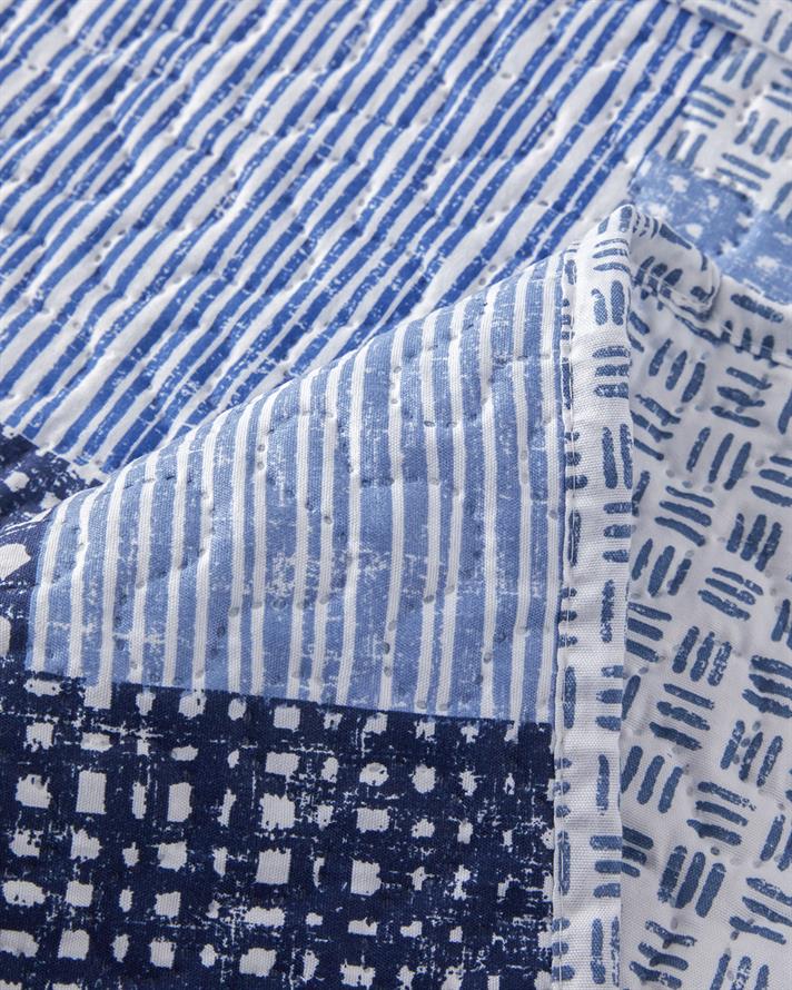 Harlem Tek Kişilik Çok Amaçlı Örtü 160x220 cm Lacivert