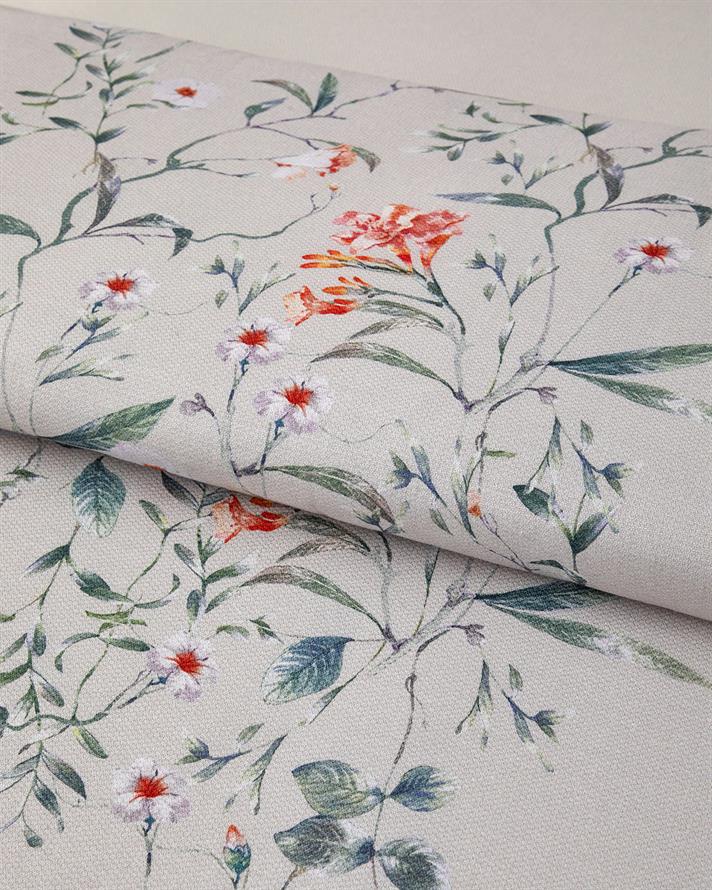 Harmony Garden Krep King Size Nevresim Takımı 240x220 cm Su Yeşili