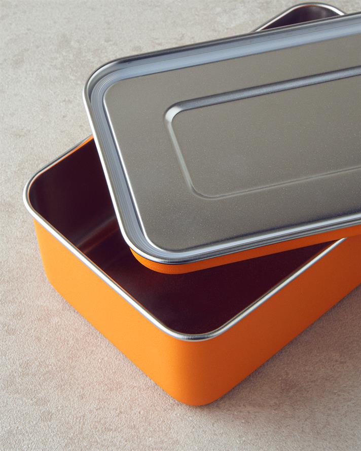 Harper Paslanmaz Çelik Lunch Box 900 ml Turuncu