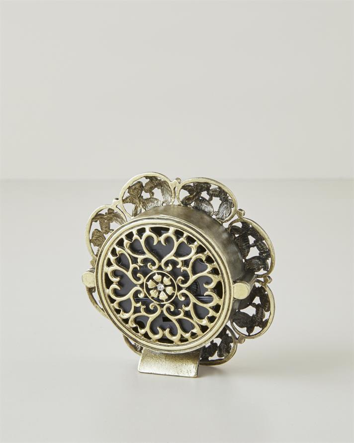 Harry Metal Masa Saati 7,5 cm Gold