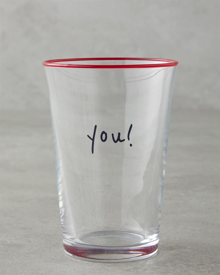 Heart Cam 3lü Bardak 290 ml Kırmızı