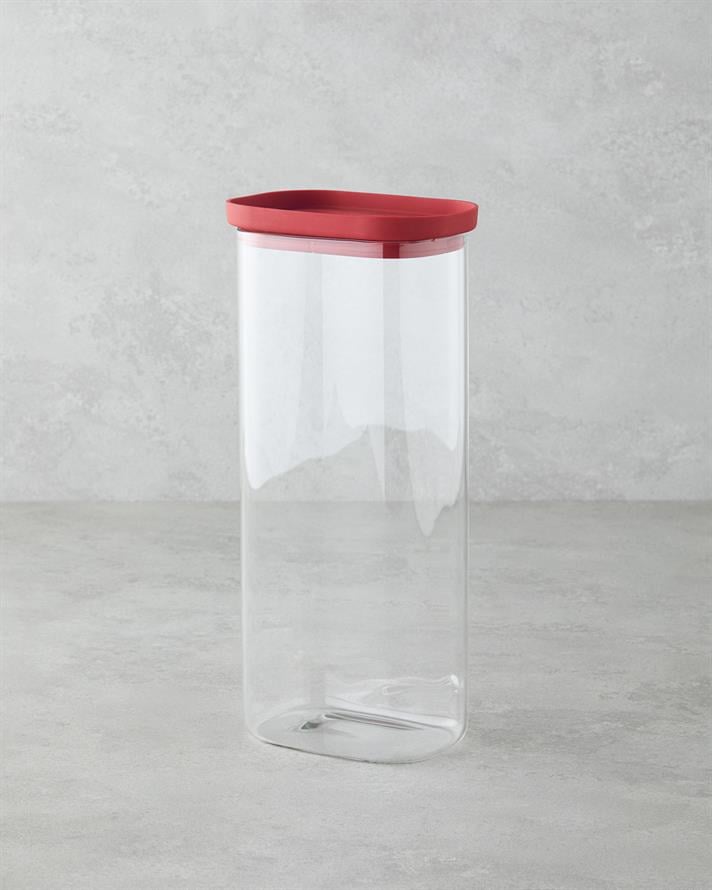 Hecha Cam Kavanoz Kırmızı