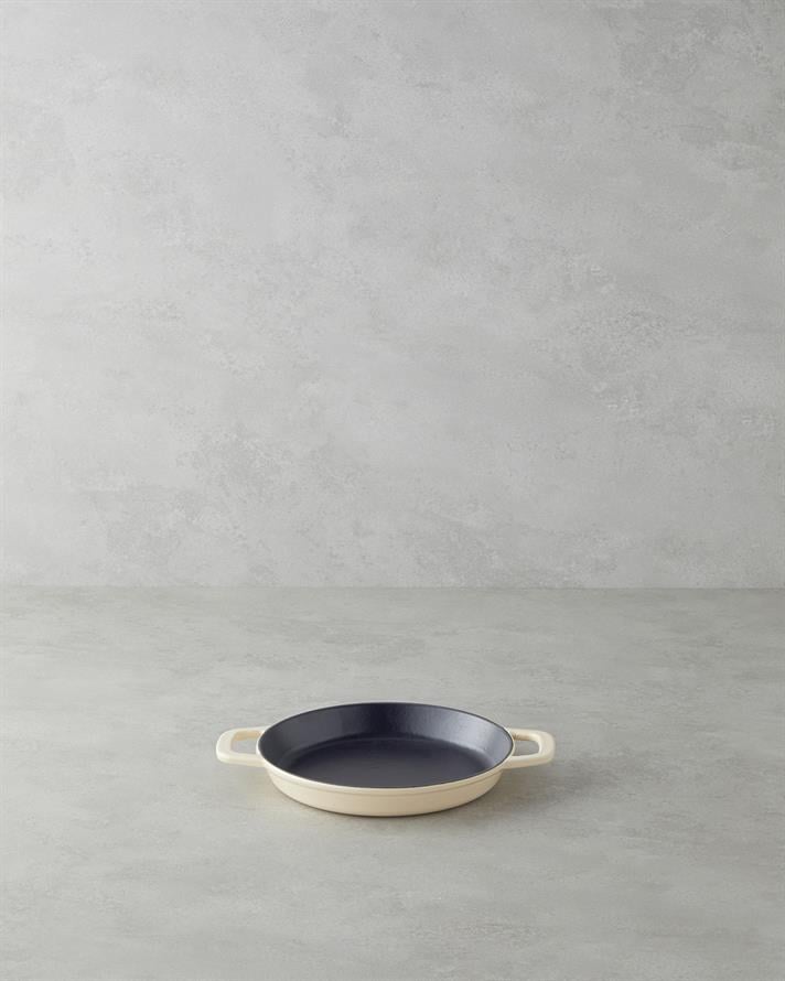 Hecha Demir Döküm Sahan 20 cm Krem