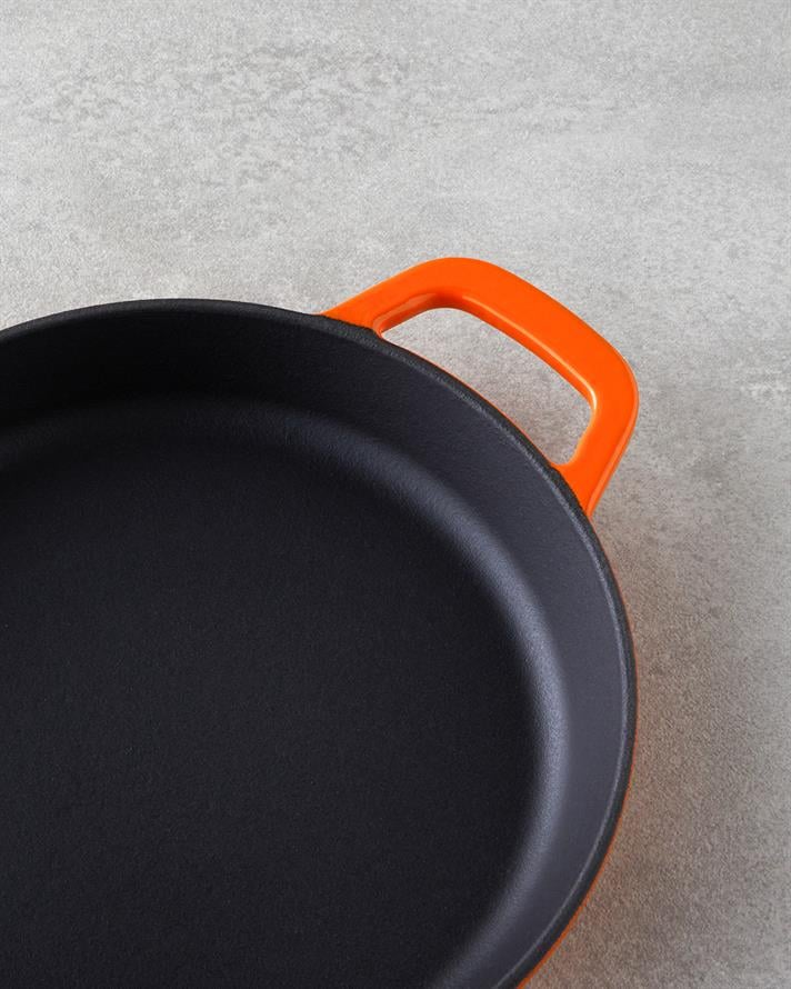 Hecha Demir Döküm Sahan 20 cm Turuncu