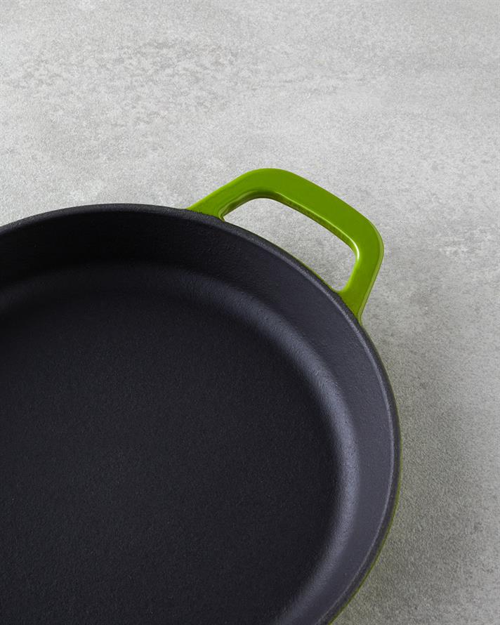 Hecha Demir Döküm Sahan 20 cm Yeşil