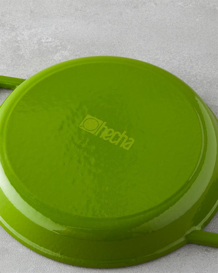 Hecha Demir Döküm Sahan 20 cm Yeşil