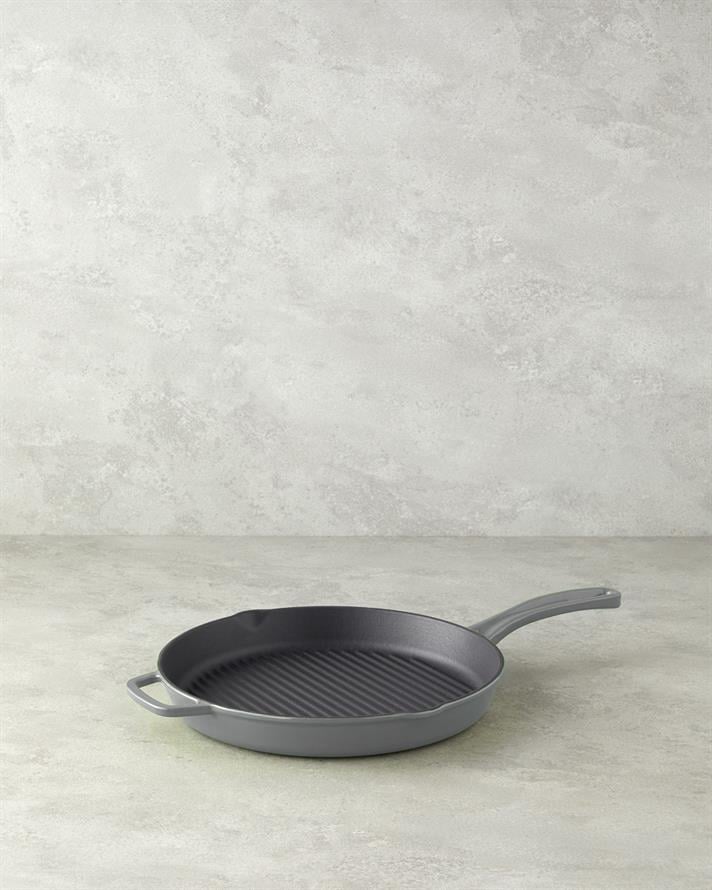 Hecha Demir Döküm Izgara Tava Gri