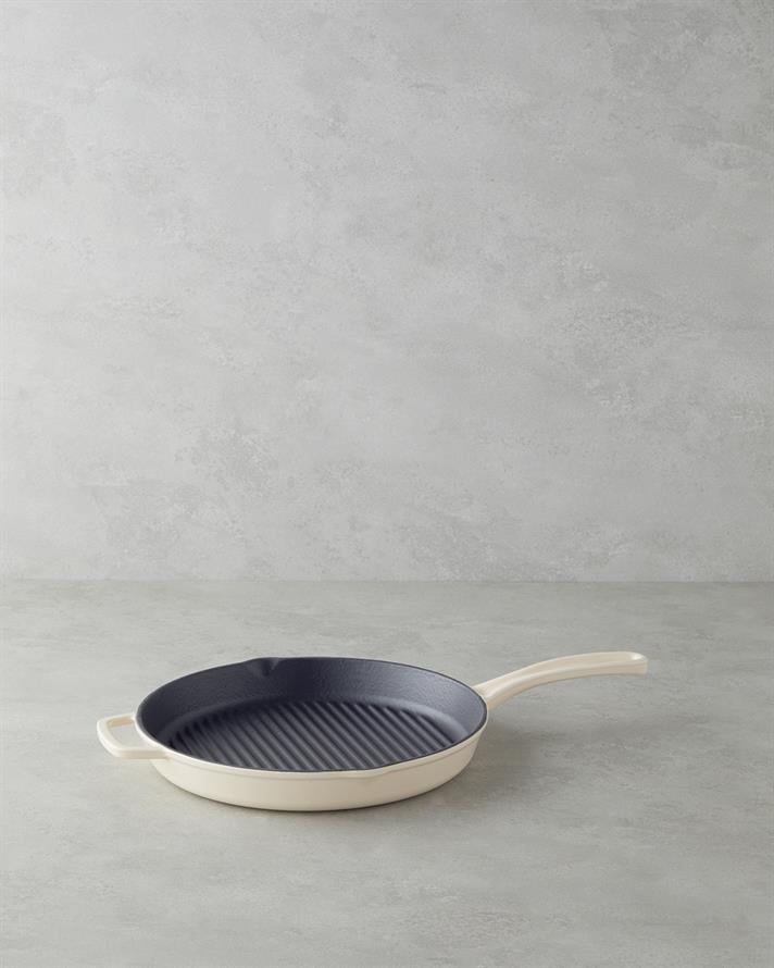 Hecha Demir Döküm Izgara Tava Krem