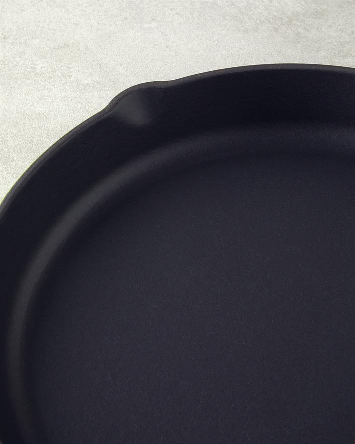 Hecha Demir Döküm Yuvarlak Tava 28 cm Yeşil